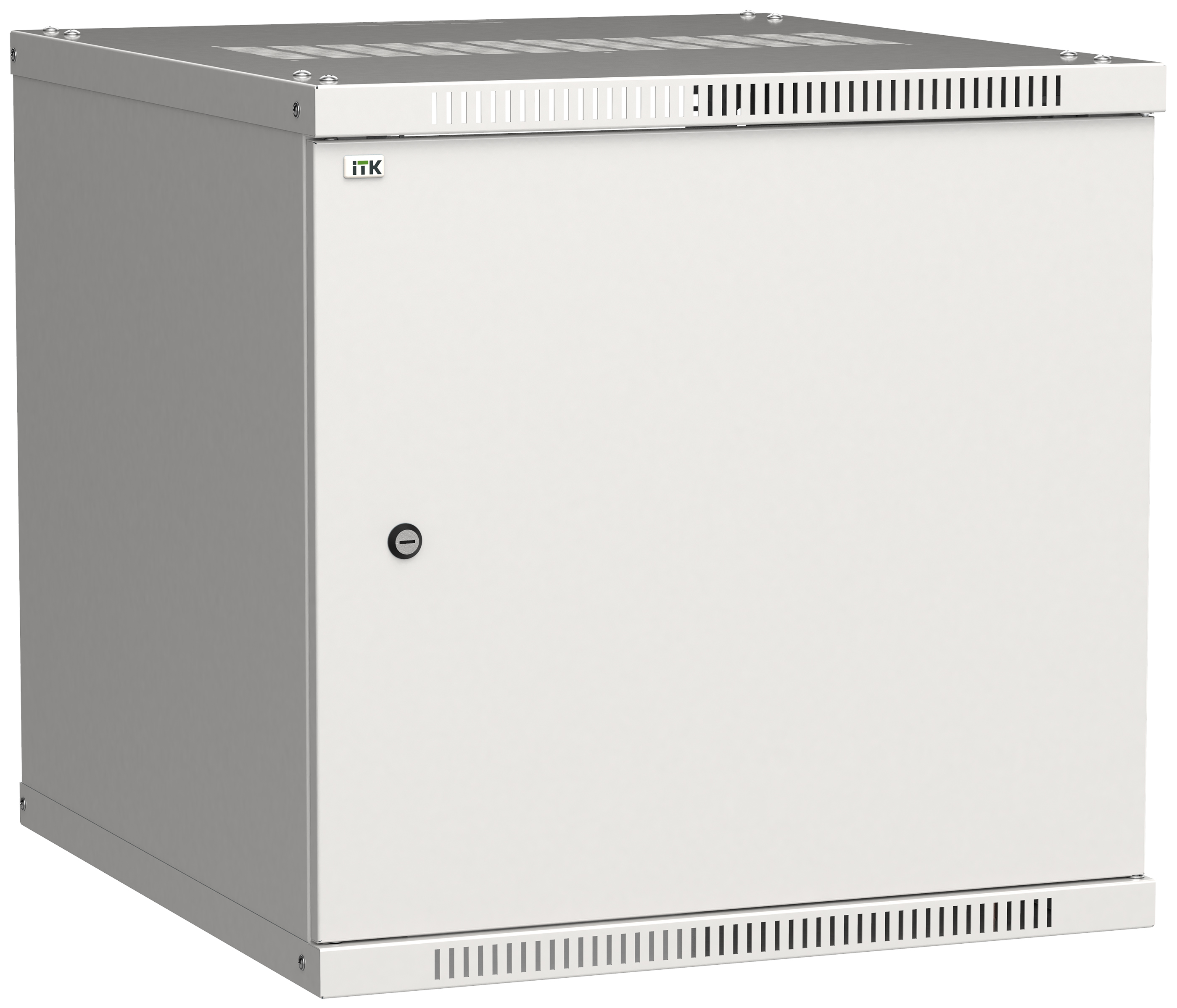 ITK Шкаф настенный LINEA WE 9U 600х450мм дверь металл серый LWE3-09U64-MF IEK