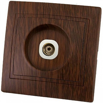 Розетка TV, одиночная, бук SQ1814-0322 TDM