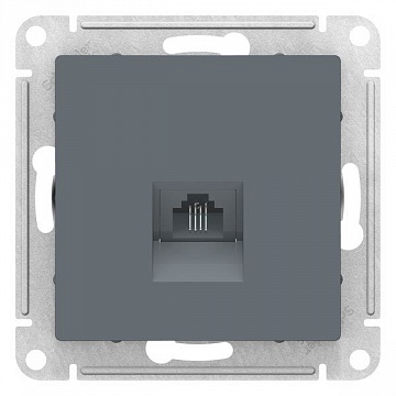 Розетка телефонная 1xRJ11 ATLASDESIGN, грифель ATN000781 Schneider Electric