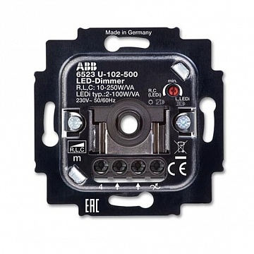 Механизм поворотного светорегулятора-переключателя коллекции BJE, 100 Вт 6512-0-0335 ABB
