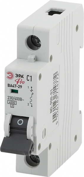 Автоматический выключатель Pro NO-900-09 ВА47-29 1P 8А кривая C Б0031744 ЭРА