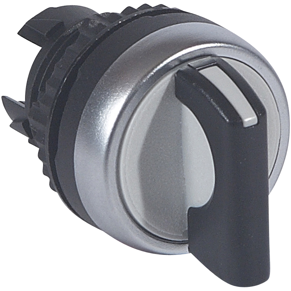 Переключатель с рукояткой - Osmoz - для комплектации - без подсветки - IP 66 - 2 положения с фиксацией - чёрный 023903 Legrand