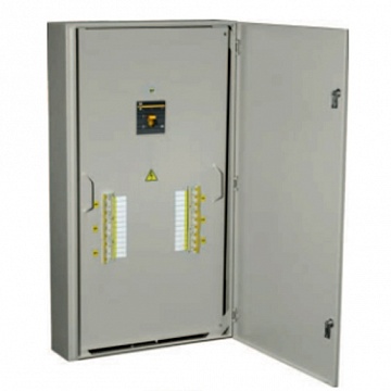 Распределительный шкаф ПР, мод., IP31, навесной, сталь, серая дверь, с клеммами код. YKM14-01-31 IEK