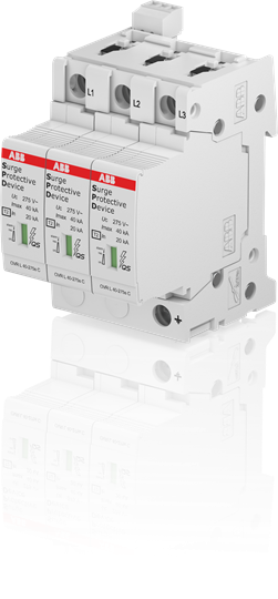 Ограничитель перенапряжения УЗИП OVR T2 3L 40-275s P TS QS 2CTB815704R0600ABB