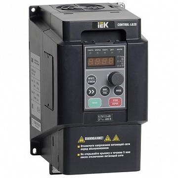 преобразователь частоты CONTROL-L620 380В, 3Ф 0,75-1,5 kW код. CNT-L620D33V0075-015TE IEK
