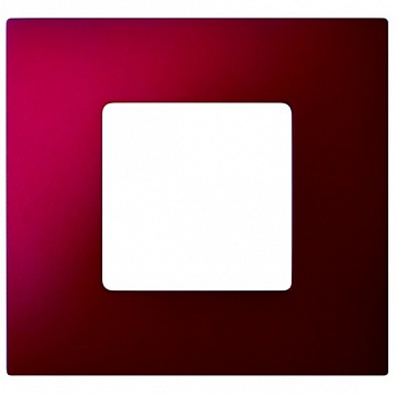 Рамка 1 пост 27 PLAY, красный артик 2700617-080 Simon