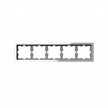 Рамка 5 постов MERTEN D-LIFE, белый кристалл MTN4050-6520 Schneider Electric