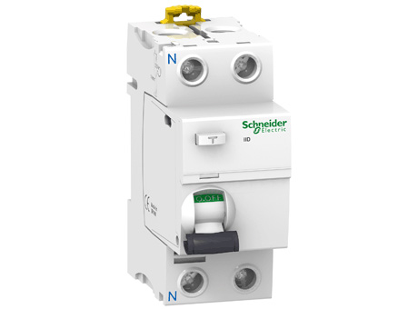 Дифференциальный выключатель нагрузки УЗО Acti9 iID 2 полюса, 25А, Тип AC, 300мА A9R44225 Schneider Electric