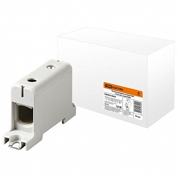 Проходная клемма с винтовым зажимом КВС 95мм?, серый, SQ0833-0004 SQ0833-0004 TDM