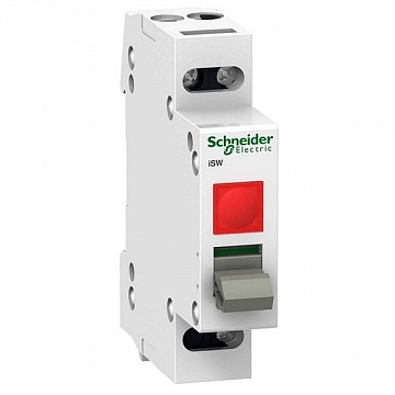 Выключатель нагрузки с индикатором iSW 1П 20A КРАС A9S61120 Schneider Electric