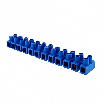 Клеммная колодка 16мм 30А полистирол синяя (уп.10шт.) plc-KK-16-30-ps-s  EKF