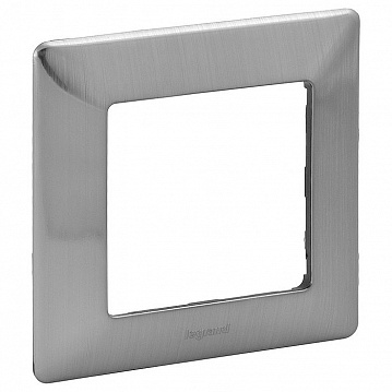 Рамка 1 пост VALENA LIFE, стальной 754151 Legrand