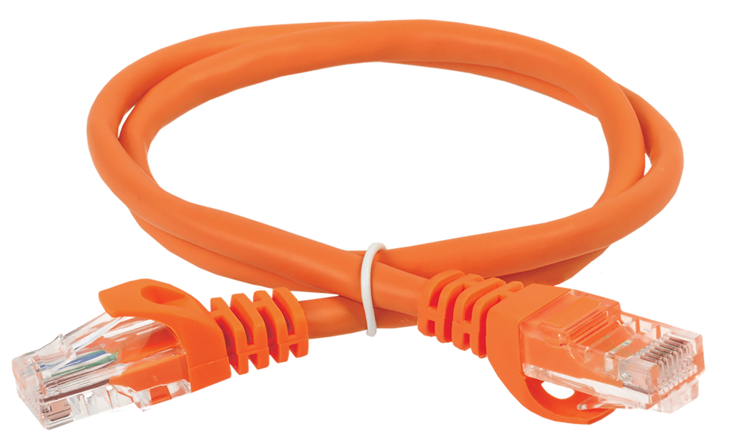 ITK Коммутационный шнур (патч-корд) кат.6 UTP PVC 0,5м оранжевый PC07-C6U-05M IEK