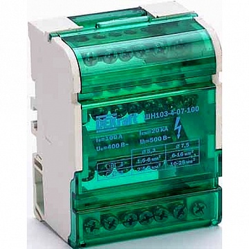 Кросс-модуль на DIN-рейку 4х7 групп, 100А ШН-103 a 32017DEK DEKraft