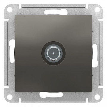 Розетка TV ATLASDESIGN, оконечная, сталь ATN000991 Schneider Electric