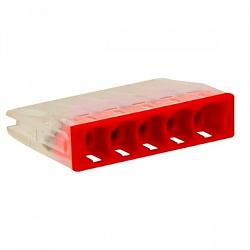 Клемма СМК 2273-245 (с пастой) 5 отверстий 0,5-2.5мм2 (100шт.) plc-smk-2273-245 EKF