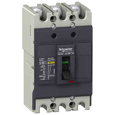 Автоматический выключатель EZC100 18 кА/380 В 3П3T 45 A EZC100N3045 Schneider Electric