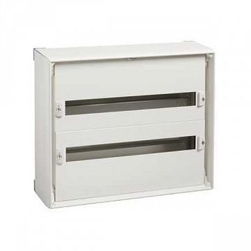 Распределительный шкаф Prisma Pack, 48 мод., IP30, навесной, сталь, бежевая дверь 8002 Schneider Electric