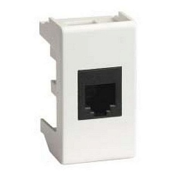 Розетка компьютерная 1xRJ45 Cat.5 VIVA, белый 45038 DKC