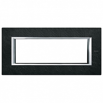 Рамка 6 модулей AXOLUTE, горизонтальная, ардезия HA4806RLV Bticino