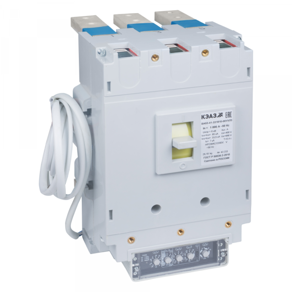 Выключатель автоматический ВА53-41-330010-1000А-690AC-УХЛ3 (Заднее присоединение) 220479 КЭАЗ