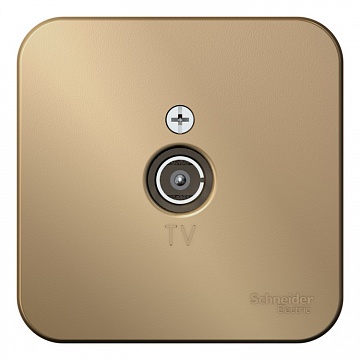 Розетка TV BLANCA, оконечная, титан BLNTA000014 Schneider Electric