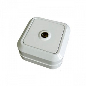 Розетка TV ЛАДОГА, одиночная, бежевый SQ1801-0026 TDM