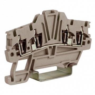 Клемма пружинная проходная DKC Quadro 1,5мм?, серый, ZHM420GR ZHM420GR DKC