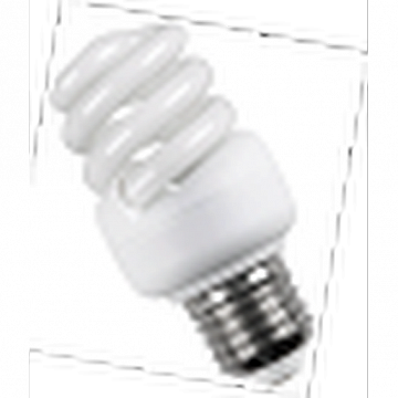 Лампа энергосберегающая КЛЛ спираль КЭЛ-FS Е27 20Вт 6500К Т2 код. LLE25-27-020-6500-T2 IEK