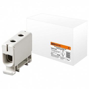 Проходная клемма с винтовым зажимом КВС 50мм?, серый, SQ0833-0001 SQ0833-0001 TDM