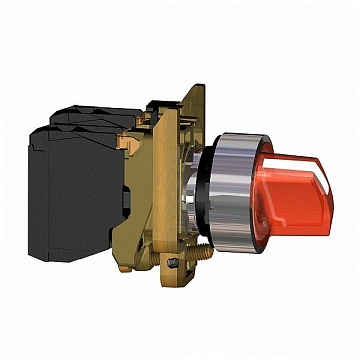 Селекторный переключатель Harmony, 3 позиции, 10А XB4BK134B5 Schneider Electric