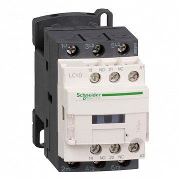 Контактор TeSys LC1D 3P 12А 400/110В DC 11кВт LC1D25FD Schneider Electric