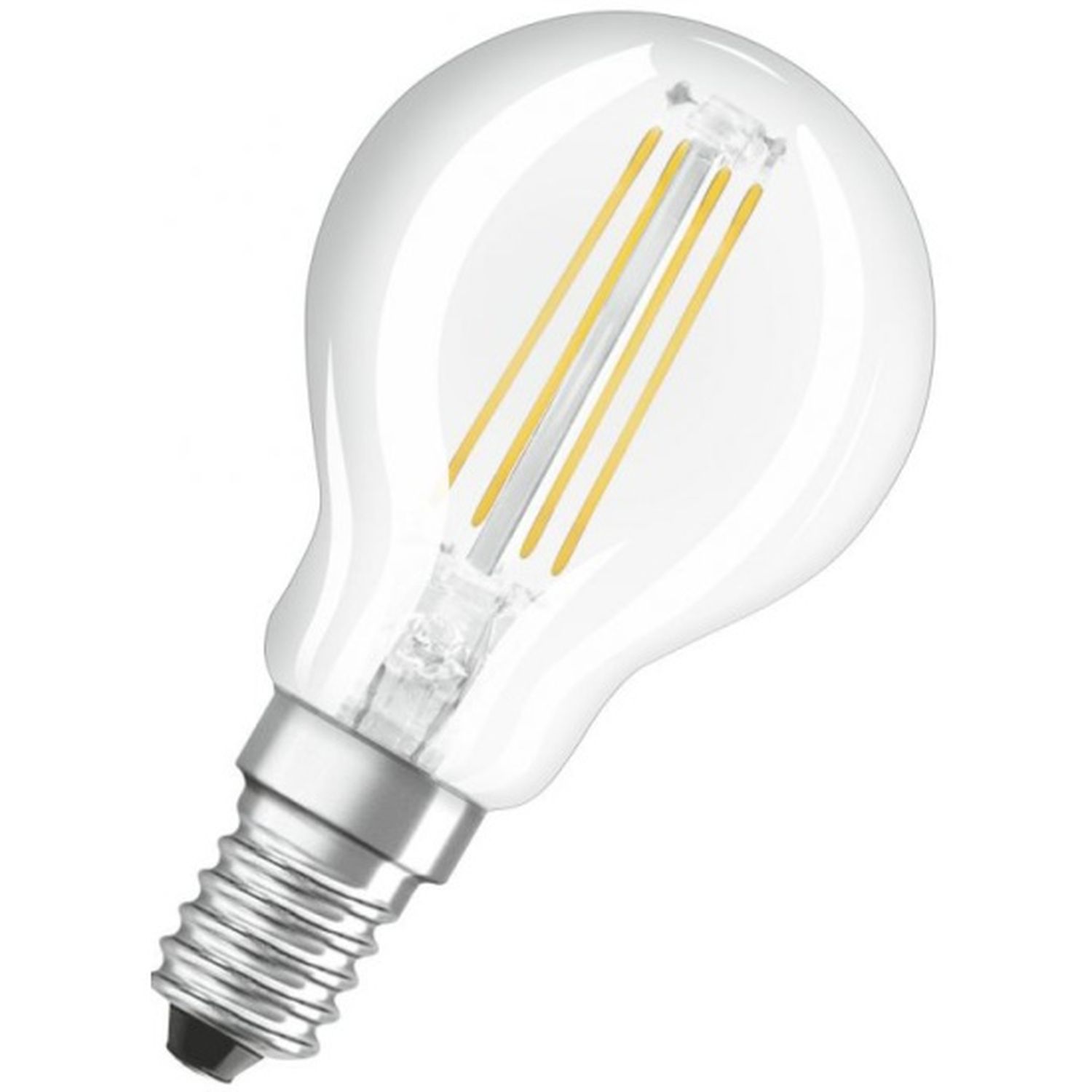 Лампа светодиодная LED 6Вт E14 CLP75 тепло-бел, Filament прозр.шар 4058075218147 LEDVANCE