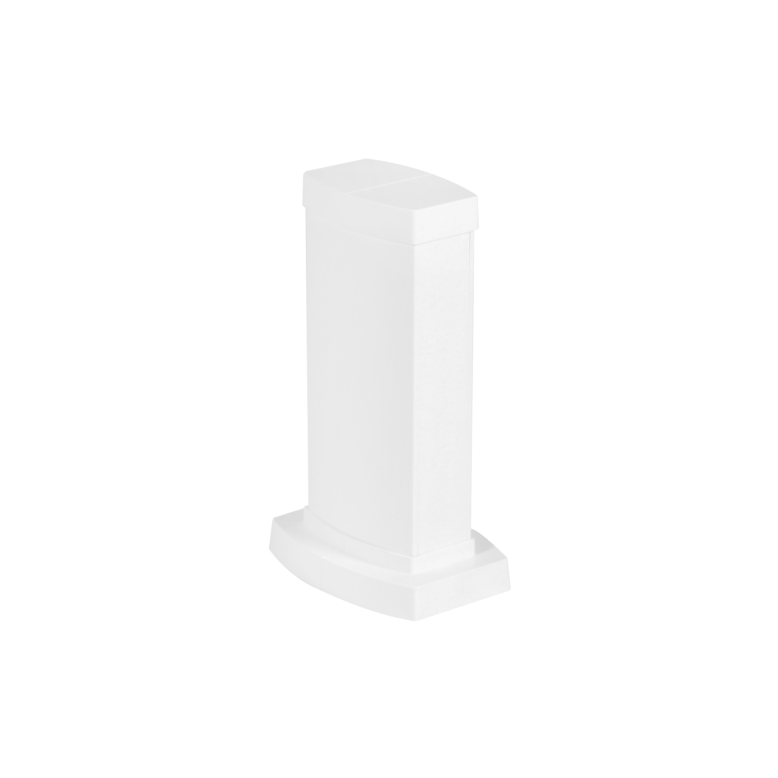 Snap-On мини-колонна пластиковая с крышкой из пластика 2 секции, высота 0,3 метра, цвет белый 653020 Legrand