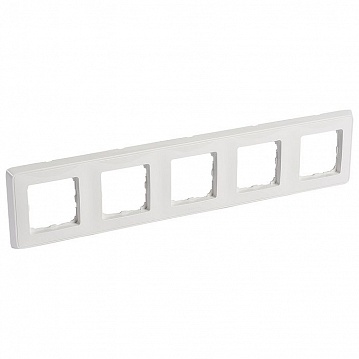 Рамка 5 постов CARIVA, белый 773655 Legrand