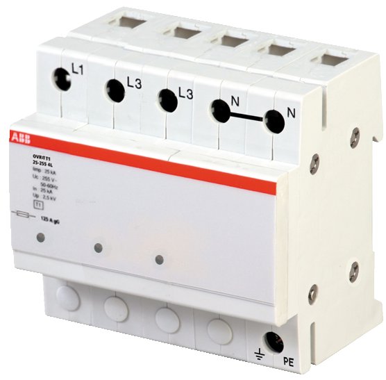 Ограничитель перенапряжения OVR T1 3N 25 255 7 2CTB815101R8800 ABB