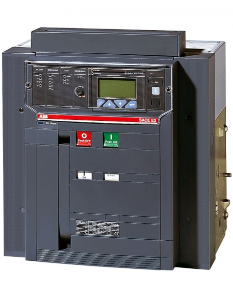 Выключатель автоматический стационарный E3H 2000 PR123/P-LSIG In=2000A 4p F HR 1SDA056447R1 ABB