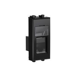 Розетка компьютерная 1xRJ45 Cat.6 AVANTI, черный 4402291 DKC