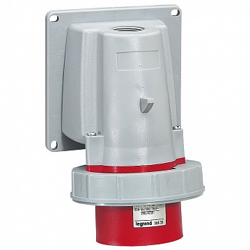 Вилка накладная - P17 Tempra Pro - IP 66/67 - 380/415 В~ - 32 A - 3К+Н+З 056828 Legrand