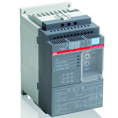 Софтстартер PSS44/76-500L 220-500В 44/76A для подключения в лини ю и внутри треугольника (220-240В AC) 1SFA892004R1002 ABB
