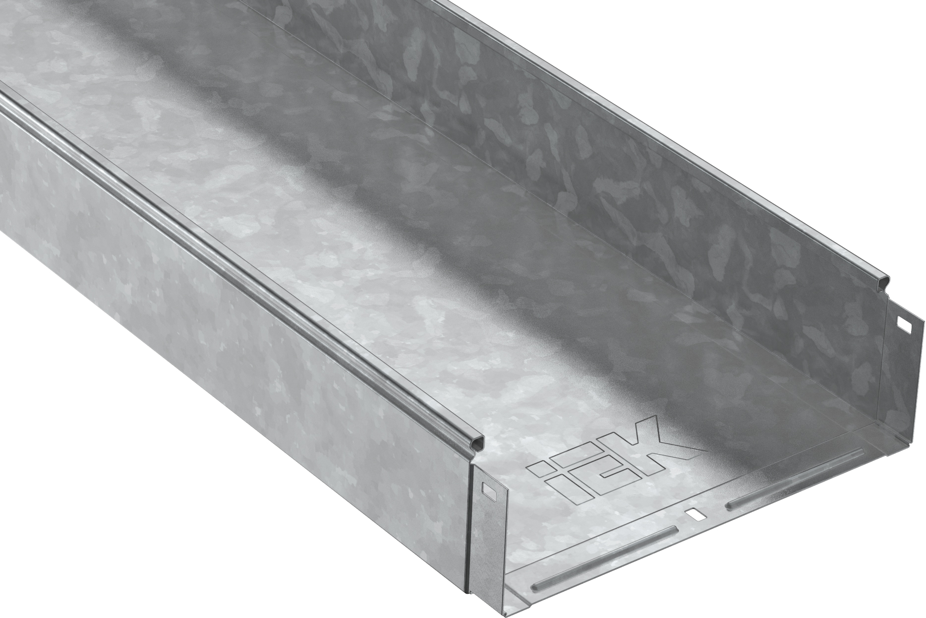 ESCA Лоток неперфорированный 100х200х3000 HDZ CLN10-100-200-3-M-HDZ IEK