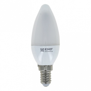 Лампа светодиодная FLL-C35 3W 4000К E14 Simple FLL-C35-3-230-4K-E14 EKF
