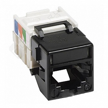 Розетка телефонная 1xRJ12 75, черный 75528-39 Simon