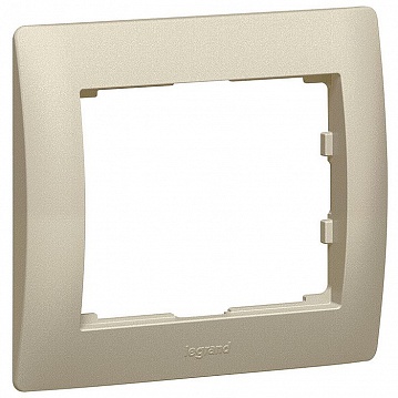 Рамка 1 пост GALEA LIFE, горизонтальная, титан 771401 Legrand