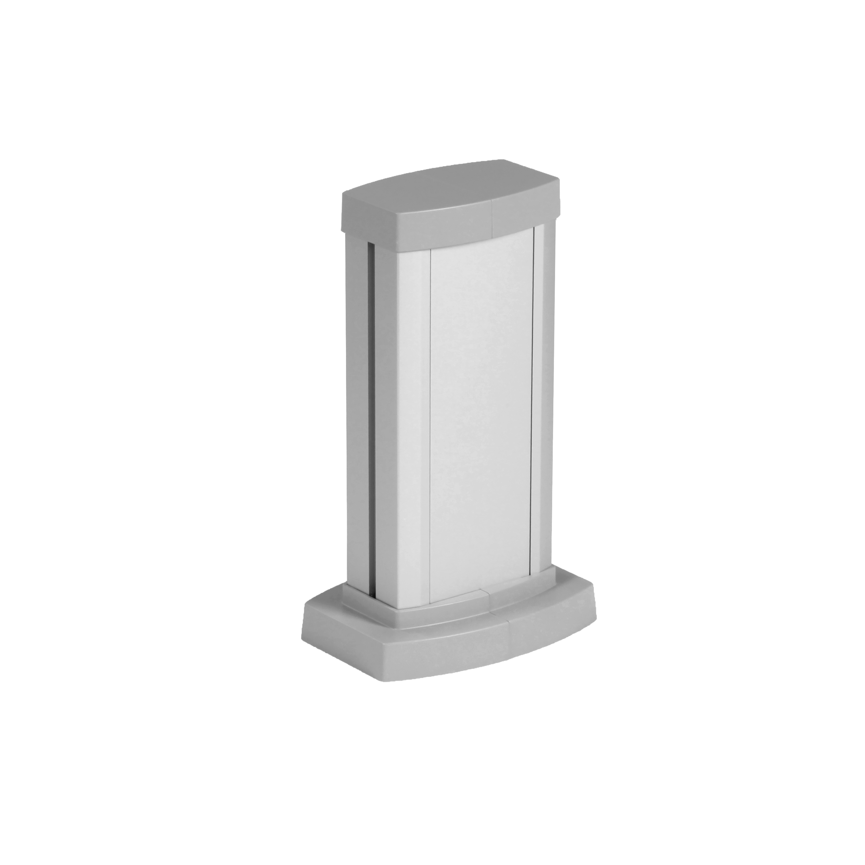 Универсальная мини-колонна алюминиевая с крышкой из алюминия 1 секция, высота 0,3 метра, цвет алюминий 653101 Legrand