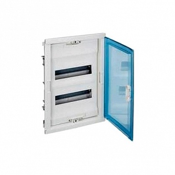 Распределительный шкаф Nedbox 36 мод., IP40, встраиваемый, пластик, прозрачная синяя дверь 001423 Legrand
