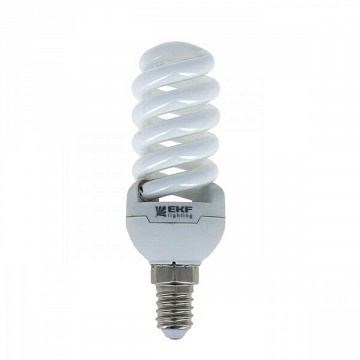 Лампа энергосберегающая FS-спираль 13W 2700K E27 10000h Simple FS-T2-13-827-E27 EKF