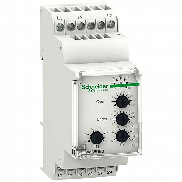 Реле контроля напряжения фаза-фаза 2СО RM35UB330 Schneider Electric