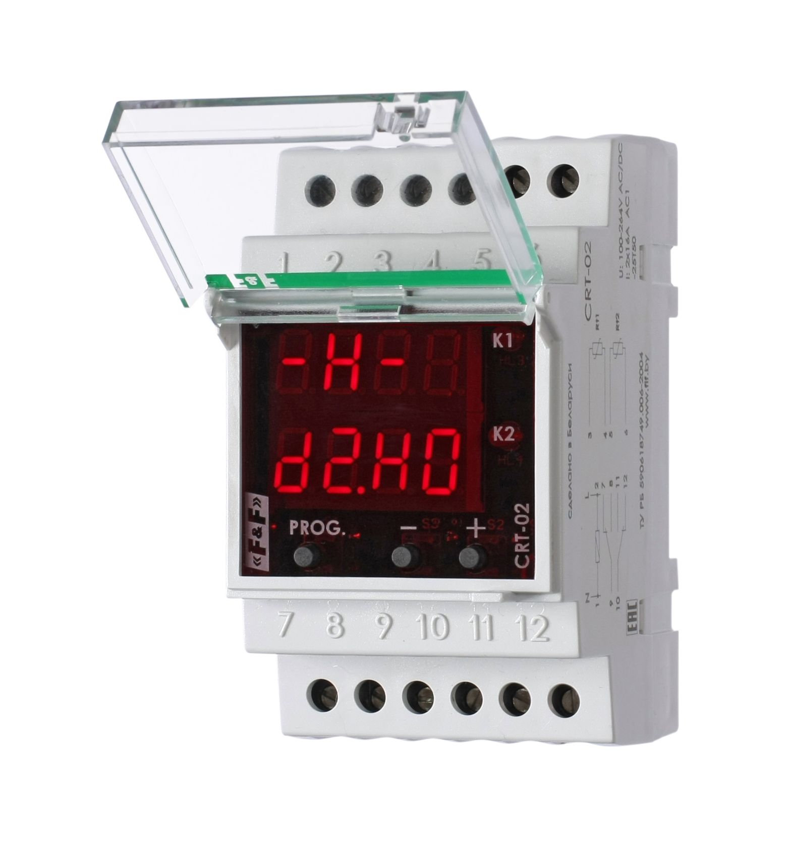 Реле контроля температуры CRT-02 EA07.001.015 Евроавтоматика