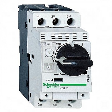 Силовой автомат для защиты электродвигателя TeSys GV2 6.3А 3P GV2P10 Schneider Electric